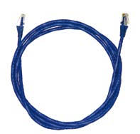 RJ45 1.2m Cat6 Patch Cord -Assorted Brands-Blue-Pack of 20-New
